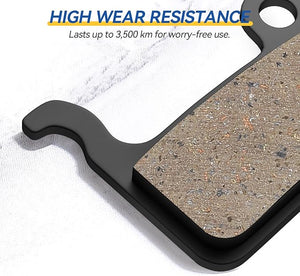 Bike Brake Pads, High-Performance Bicycle Brake Pad, 4 Pairs Semi-Metallic Bike