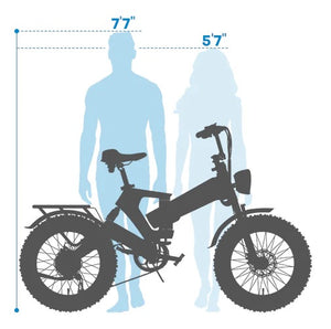 Cyber EK-6 PRO 48V25AH 40AH 100-120Miles 28MPH