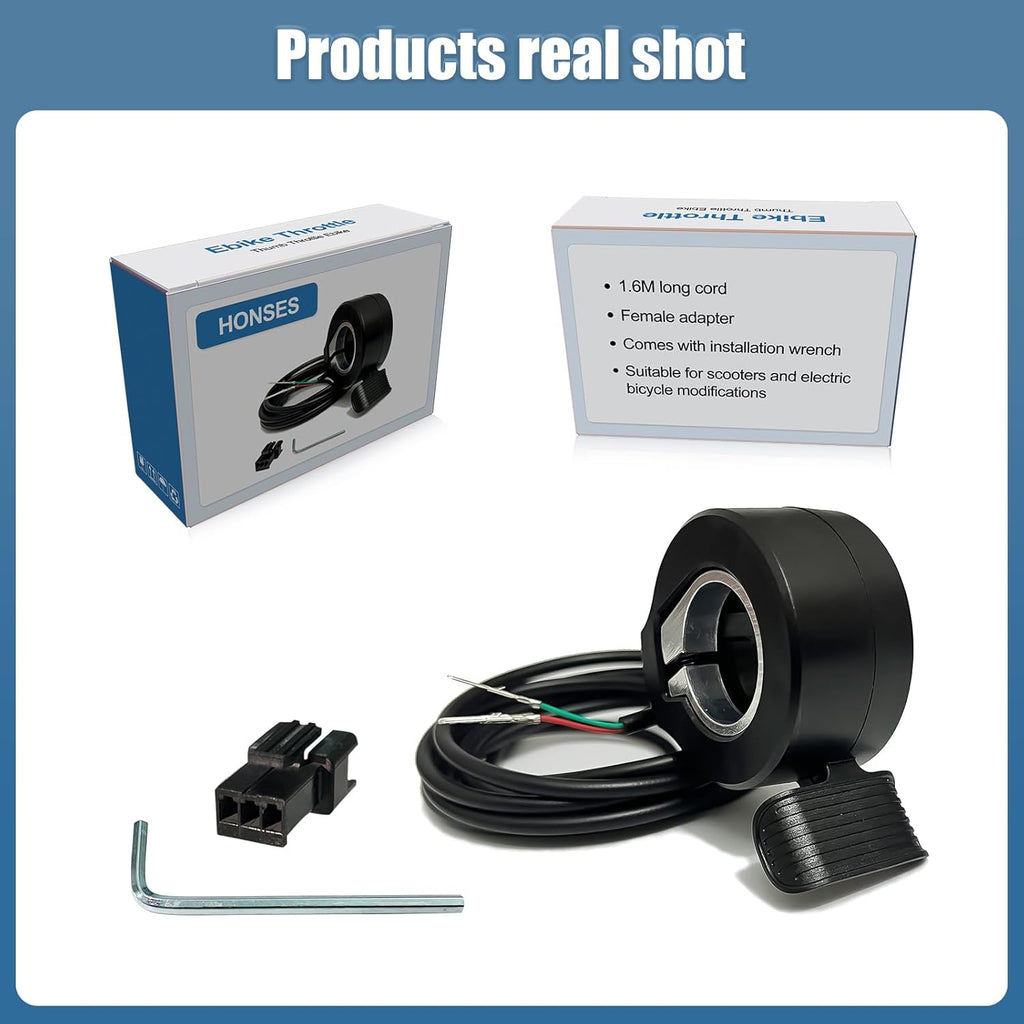 Thumb Throttle Ebike: Electric Scooter Throttle, Ebike Throttle, 7/8inch (22mm)
