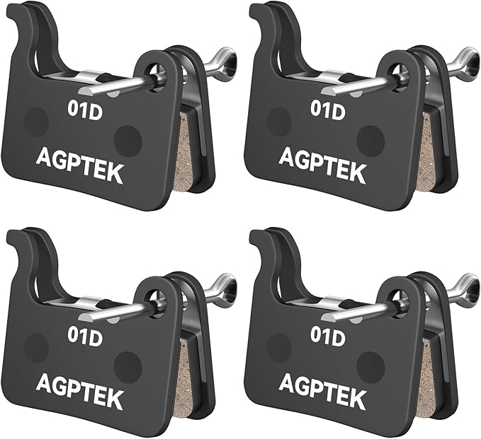 Bike Brake Pads, High-Performance Bicycle Brake Pad, 4 Pairs Semi-Metallic Bike
