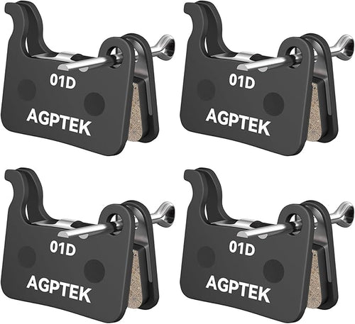 Bike Brake Pads, High-Performance Bicycle Brake Pad, 4 Pairs Semi-Metallic Bike