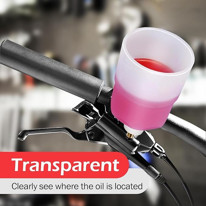 Brake Bleed Kit for Shimano Hydraulic Brakes, Mountain Bike Brake Bleeder kit Including 300ML Mineral Brake Fluid