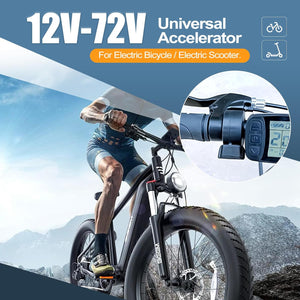 Thumb Throttle Ebike: Electric Scooter Throttle, Ebike Throttle, 7/8inch (22mm)