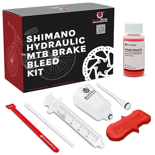 Shimano Brakes, Bike Hydraulic Brake Bleed Kit with 60ml Mineral Oil