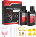 Brake Bleed Kit for Shimano Hydraulic Brakes, Mountain Bike Brake Bleeder kit Including 300ML Mineral Brake Fluid